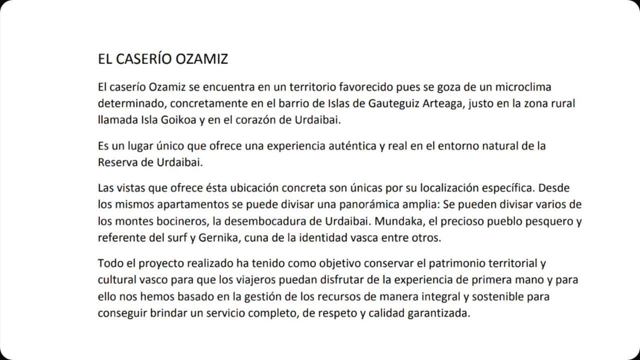 דירות Gautegiz Arteaga Ozamiz Urdaibai מראה חיצוני תמונה